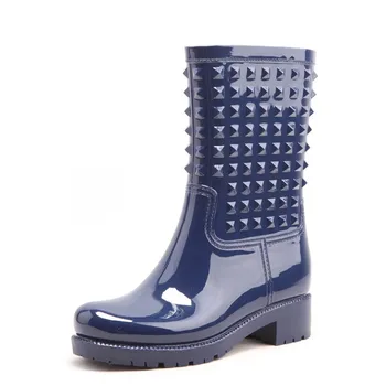 rain boots with studs