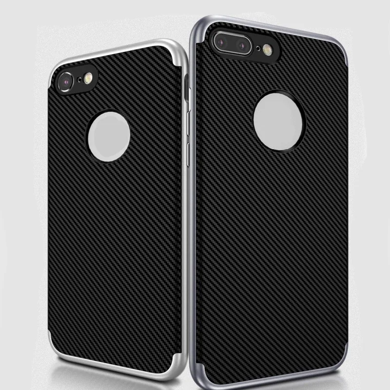 Hot Sale 2016 Ultra Thin Carbon Design phone case for IPhone 7 7 Plus Armor rugged cover for IPhone 7 PLus case