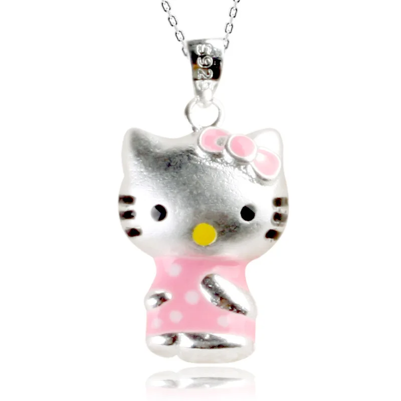 

2017 hello kitty cat pendant necklace jewelry wholesale, N/a