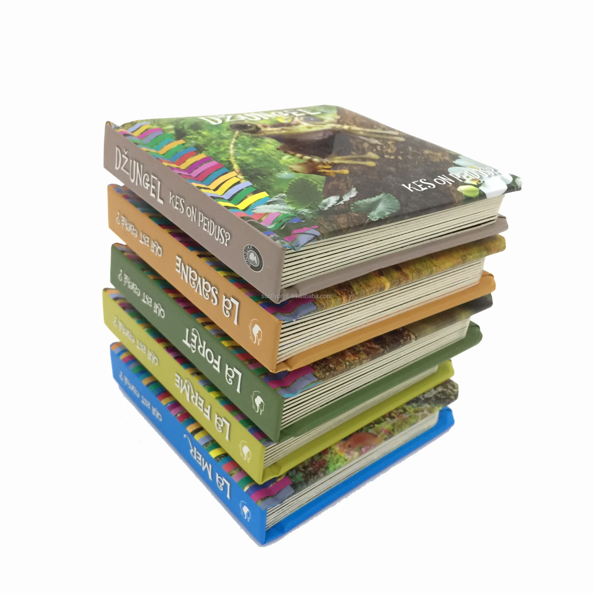 Customized Child English Story Hardcover Cardboard Printing Children's