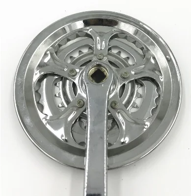 

Bike parts of china Hot sale 3 speeds mountain bicycle chainwheel and crank with CP iron cover 28 38 48T 170MM, Cp or ed with plastic /steel guard