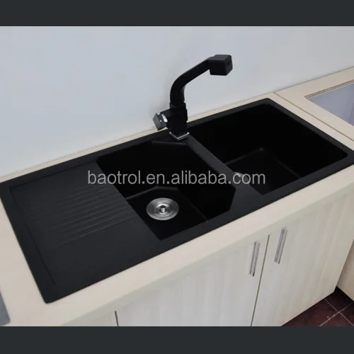 Quarzo Di Alta Qualità Lavelli Da Cucina/nero Colore Di Pietra ... Quarzo Di Alta Qualità Lavelli Da Cucina/nero Colore Di Pietra ...