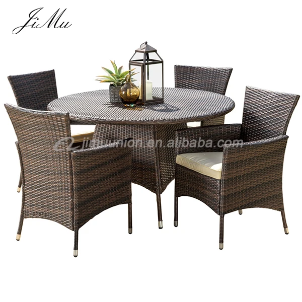  wholesale cheap bamboo rattan wicker bistro rattan arm chair for outdoor