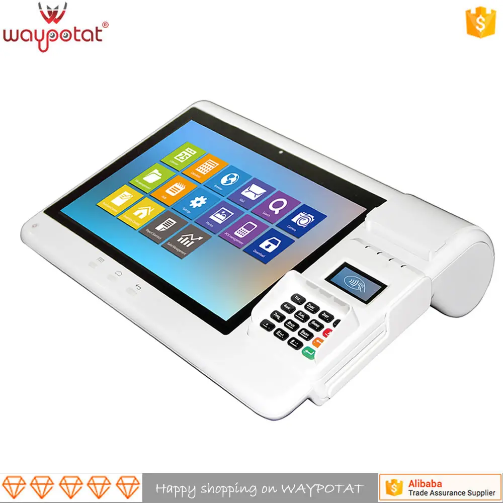 
WAYPOTAT Financial And Tax Data Processing Terminal with win10 eft pos terminal T-86W 