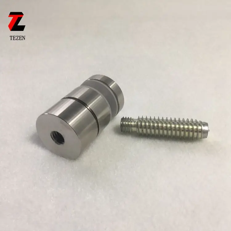 Stainless Steel Round Glass Standoff Bolts For Outdoor Glass Railing