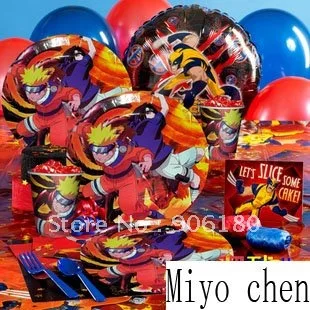 Naruto theme party supplies for 12 kids celebration on