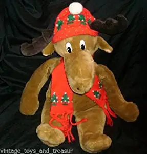 christmas moose stuffed animal