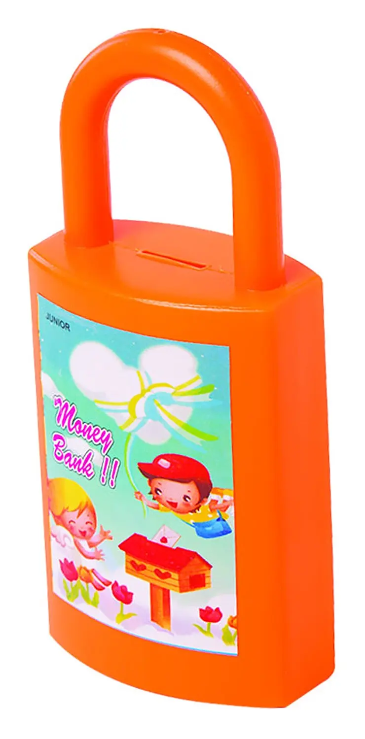 large locking piggy bank