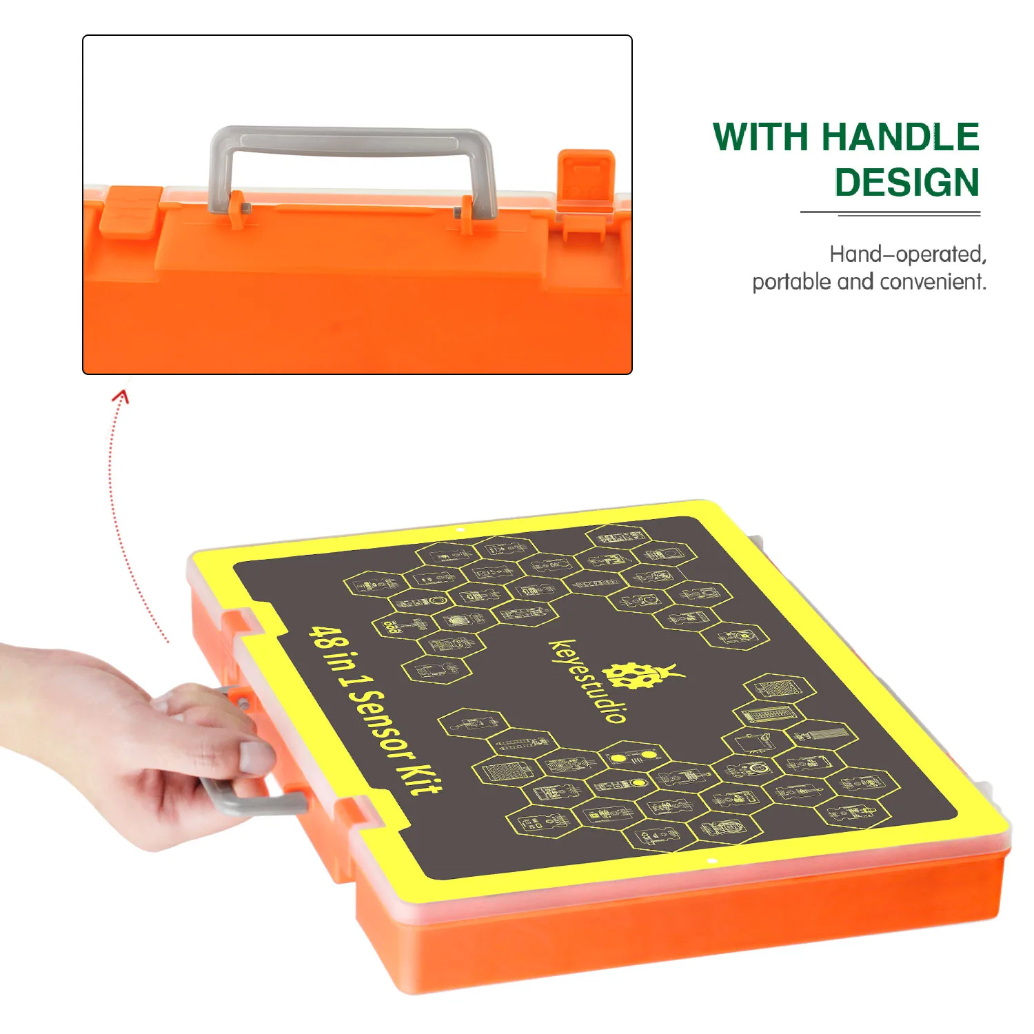 New Keyestudio Sensor Kit 48 In 1 Box Sensor Learning Kit Compatible