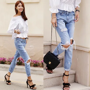 jeans top new fashion
