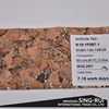 Good quality customtized pu cork leather, cork pattern synthetic leather for shoes bags
