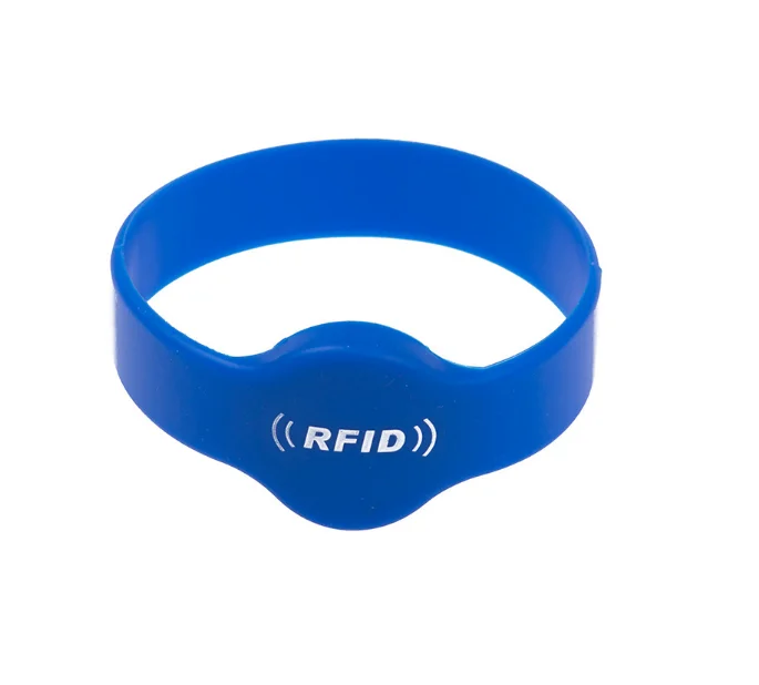 Logo Laser Printed TK4100 Silicone RFID Wristband