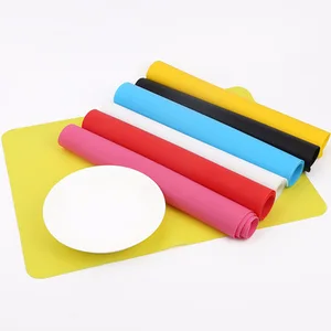 Image of Wholesale custom printed silicone children breakfast placemat