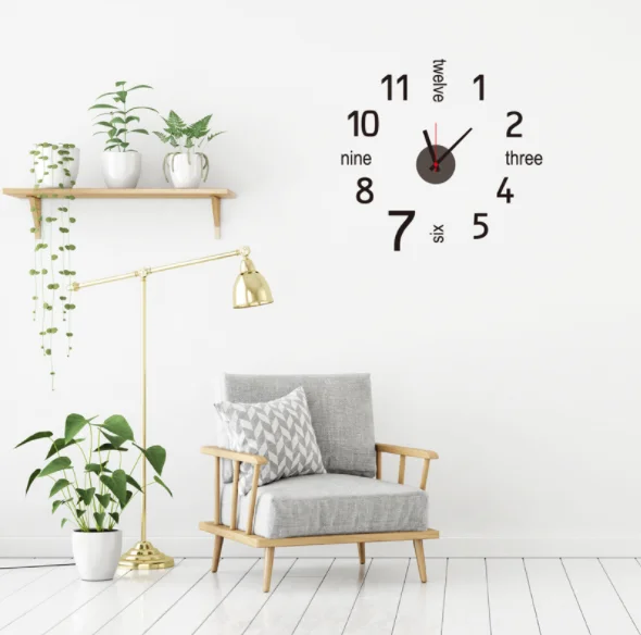 

Diy modern decoration wall clock, Cmyk