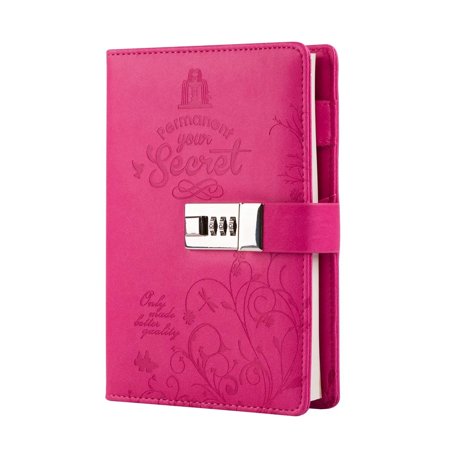 Buy Lock Diary Secret Pu Leather Combination Lock Journal Cute Writing