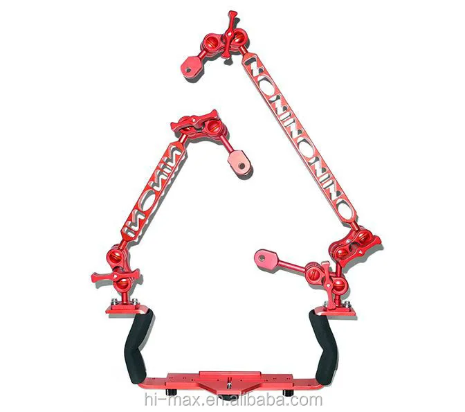 

Underwater Aluminum Alloy Camera Tray With Light Arms, Red & blue