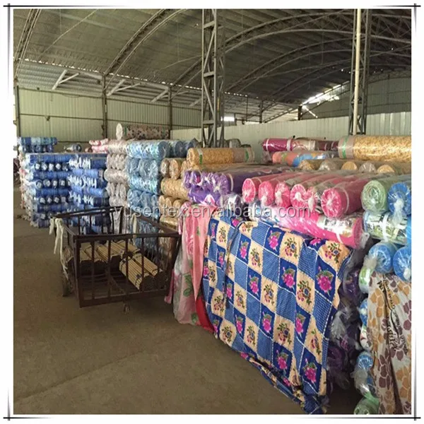 High Quality 100 Polyester Bed Sheet Fabric 75d*150d Plain Dyed Solid