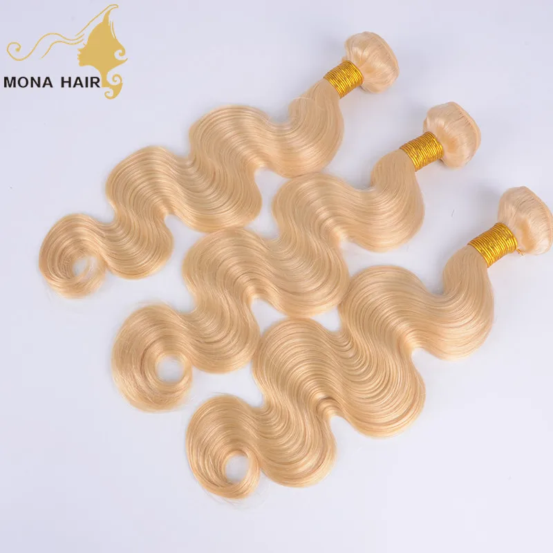 

best wholesale hair 613 body wave human hair weave blonde hair extension