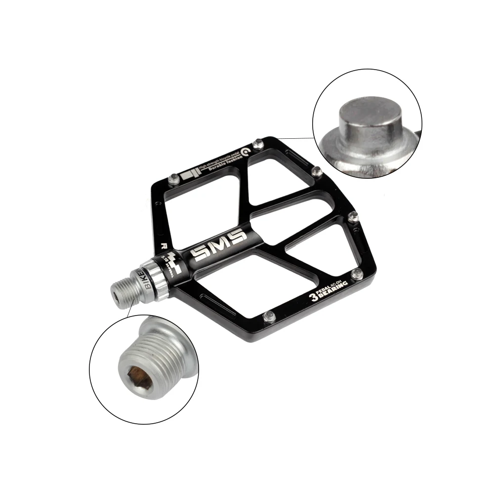 Aluminum Alloy Cycling Tool Mountain Bike Pedals Flat Platform Bicycle Parts