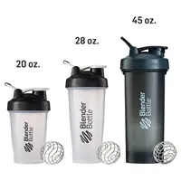 

45OZ custom logo mixing water drink 1000ml gym blender protein shaker bottle plastic portable blender shaker bottle with ball