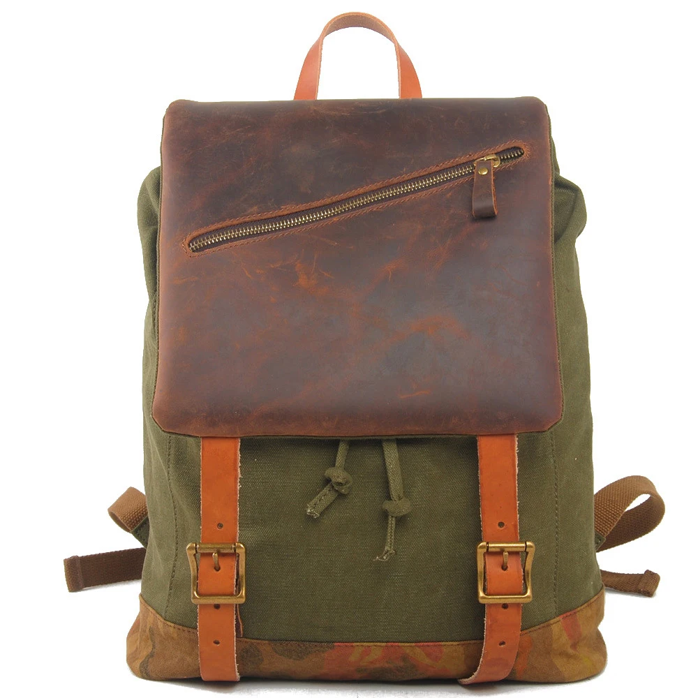 Unique design canvas best backpack for teens