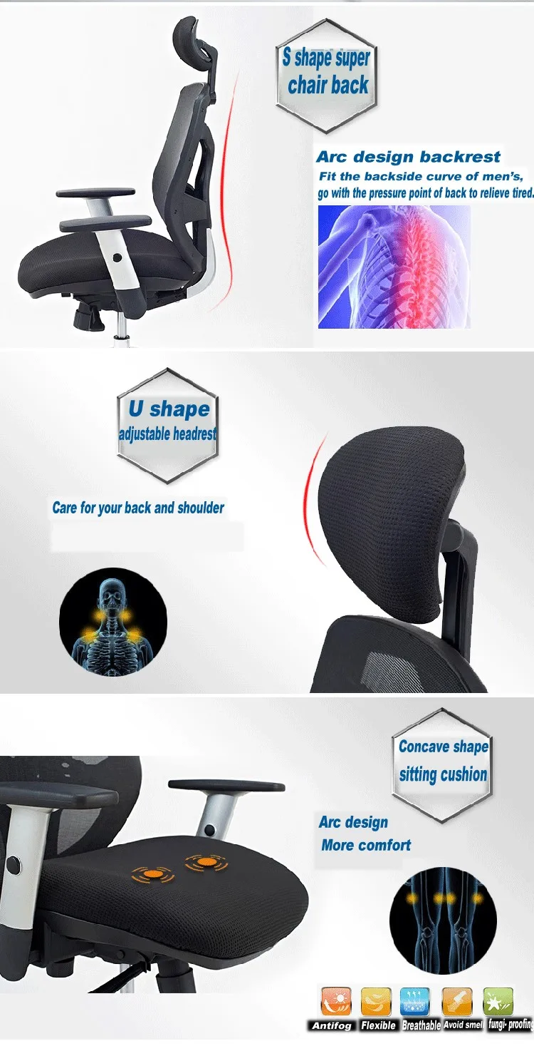 B03 High Back Hightech Executive Reclining Sleeping Chair With