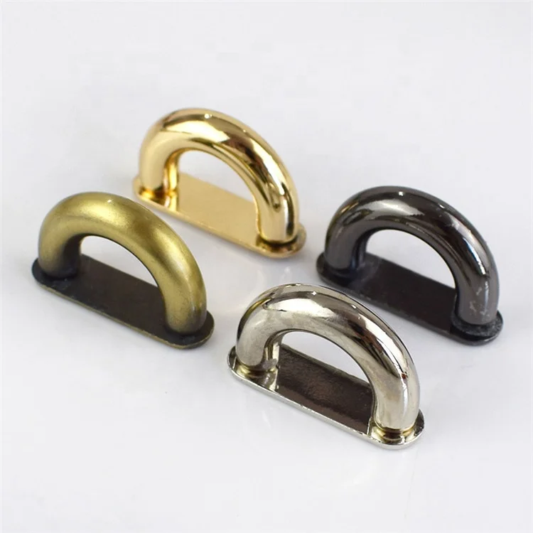 

Meetee AP523 Connection Alloy Shoes Bags Buckles DIY Hardware Accessories Sewing Handmade Alloy D Ring, Silver gold gun black bronze