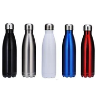 

500ml vacuum water bottle stainless steel cola shaped water bottle /personal sports flask