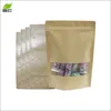 Professional Service Factory Wholesale Custom Printing Kraft Paper Ziplock Bag Zipper Bag Stand Up Pouch