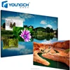 Ultra narrow bezel convenient enhanced metal back rack advertising indoor video wall 46 inch lcd wall