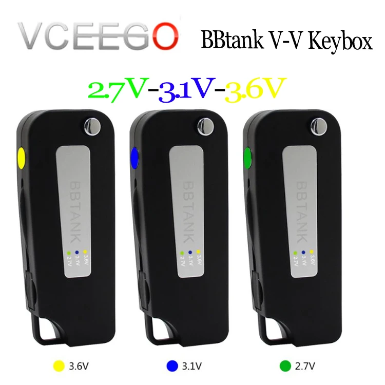 

High quality keybox vape variable with charger in wholesales price, Black/stainless steel/gunmental