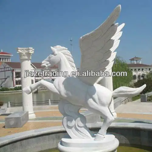 
carved horse sculptures 