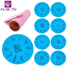 2015 5pcs Stamping Plates and 1 Stamper Scraper Nail Art Polish Stamp Stencils DIY Nail Art Template Set Manicure Nail
