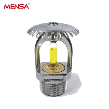 Ceiling Mounted Brass Fire Sprinkler For Water Use Spray Nozzle