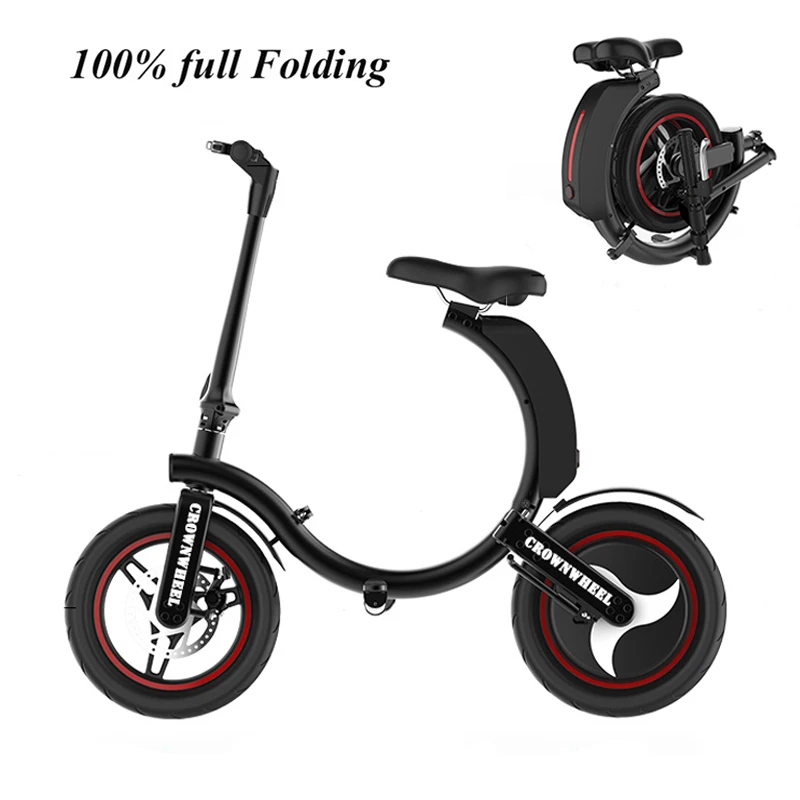 

2019 New Model 100% small full folding Chainless Q1 Electric Bicycle bike, N/a