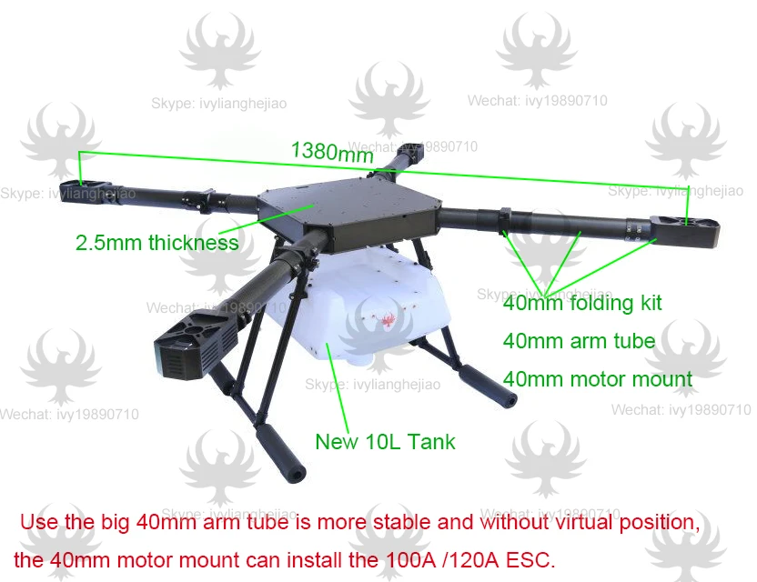 Details about   Tarot 4mm Carbon Fiber Back Arm For TL280C  4-Axis Quadcopter TL280B2