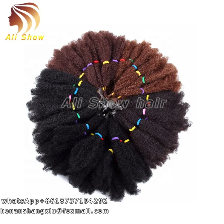 

Ali Show 12inch New Synthetic Afro Kinky Crochet Twist Hair Bulk Afro Curl Marley Braid Hair