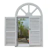 french design antique window mirror frame