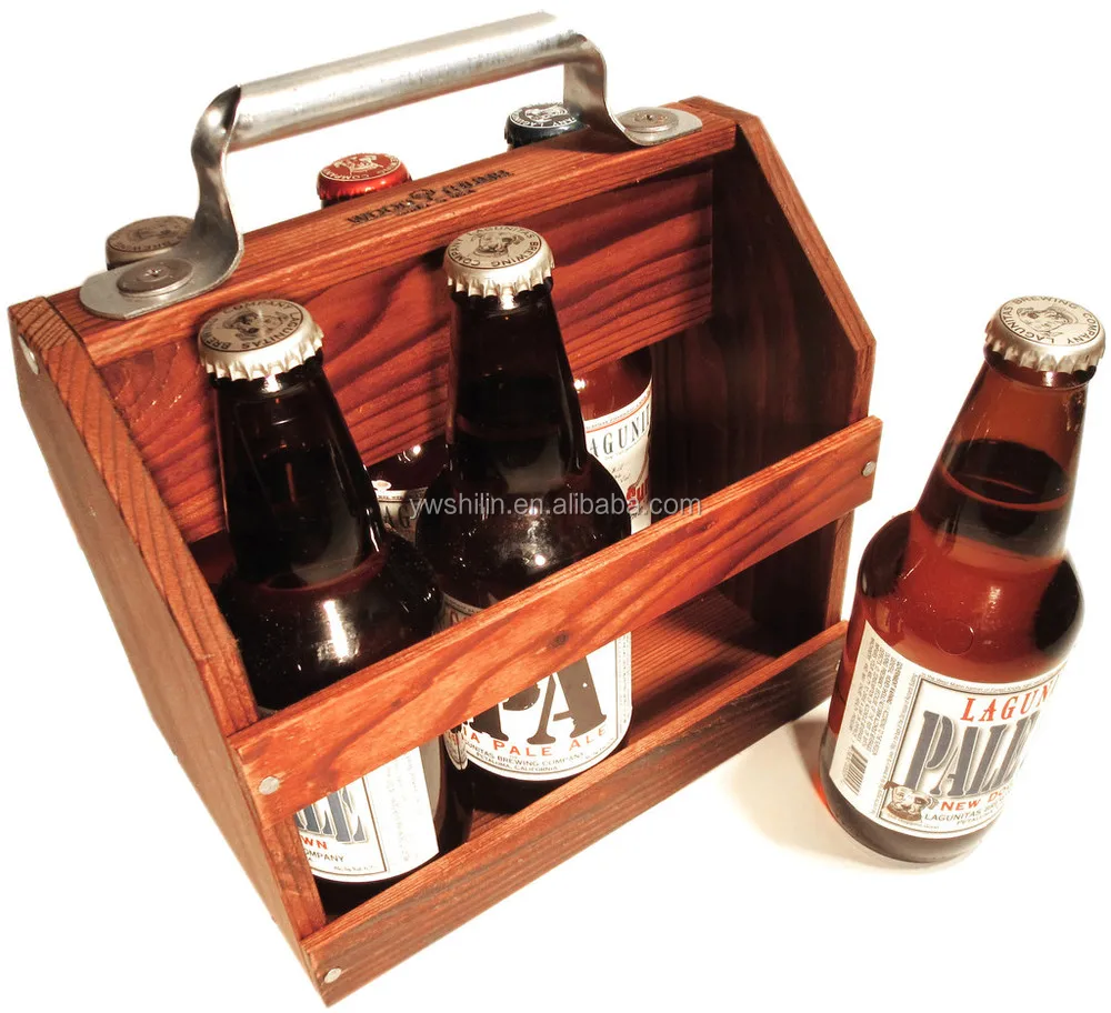 Hot Sales Wooden 6 Pack/bottle Beer Crates Buy Wooden Beer Crates