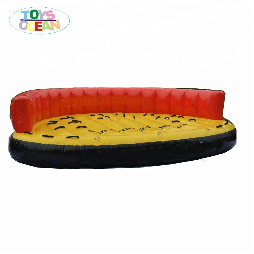 

inflatable floating crazy UFO towable water ski sofa