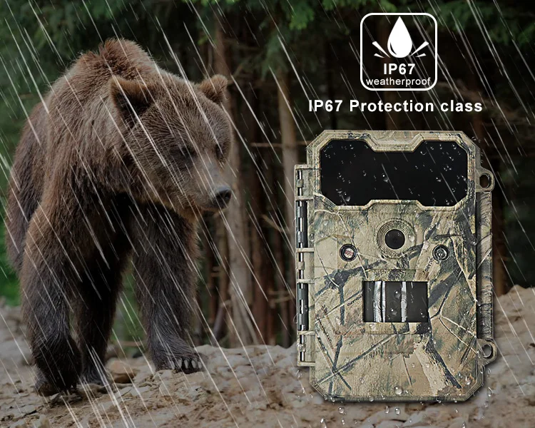 IP67 Waterproof Trail Hunting Video Camera 2g digital hunting camera 