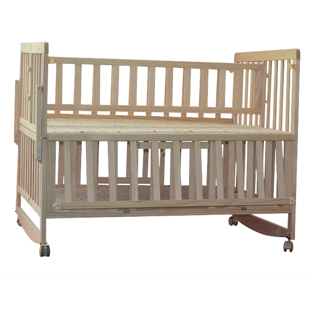 New Born Baby Furniture Wooden Twins Baby Lounger Bed,Popular Kids Cot
