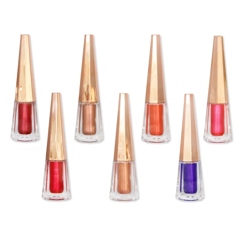 

Pearlescent Metal Makeup Lipstick Diamond Pearl Lips Do Not Stick The Cup Lasting Waterproof Lip Gloss Lipstick, 7color