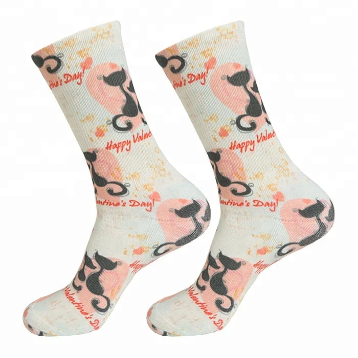 
Custom Athletic 360 Sublimation Digital Print Socks 