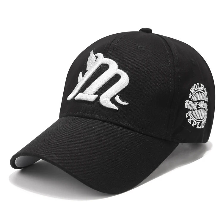 Wholesale 3d Embroidery Logo Unisex Baseball Hats Adjustable Custom High Quality Baseball Caps