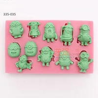 

Factory Customized Mini Cartoon Design Silicone Gummy Bear Candy Molds silicone cake mold For Children