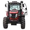 100HP 4WD farm tractor with front end loader and backhoe