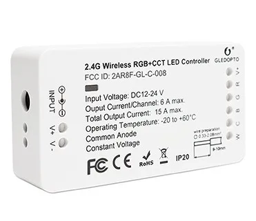DC 12V 24V 5Channel 15A RGBW RGBCCT ZLL Bridge Smart Voice App Control ZigBee Dimmer LED Strip Controller - ANKUX.COM