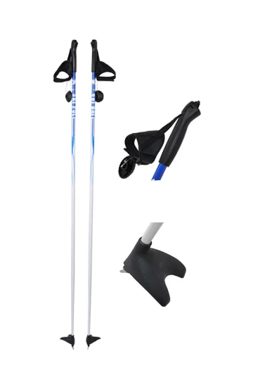 
high quality alum/carbon fiber touring ski poles nordic walking pole trekking pole 