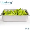Factory 1/3 Size Stainless steel 201 hotel buffet catering food container serving pan tray gn pan gastronorm